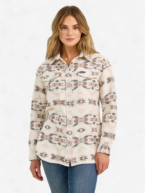 Women's Wrangler Retro® Punchy Unlined Boyfriend Shacket