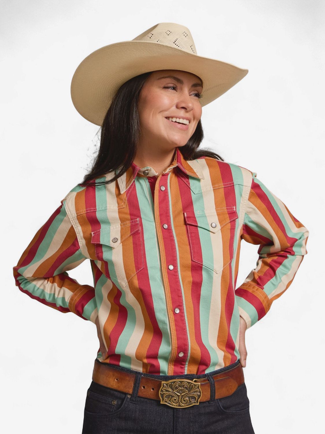 Western Stretch Snap Shirt - Fairgrounds