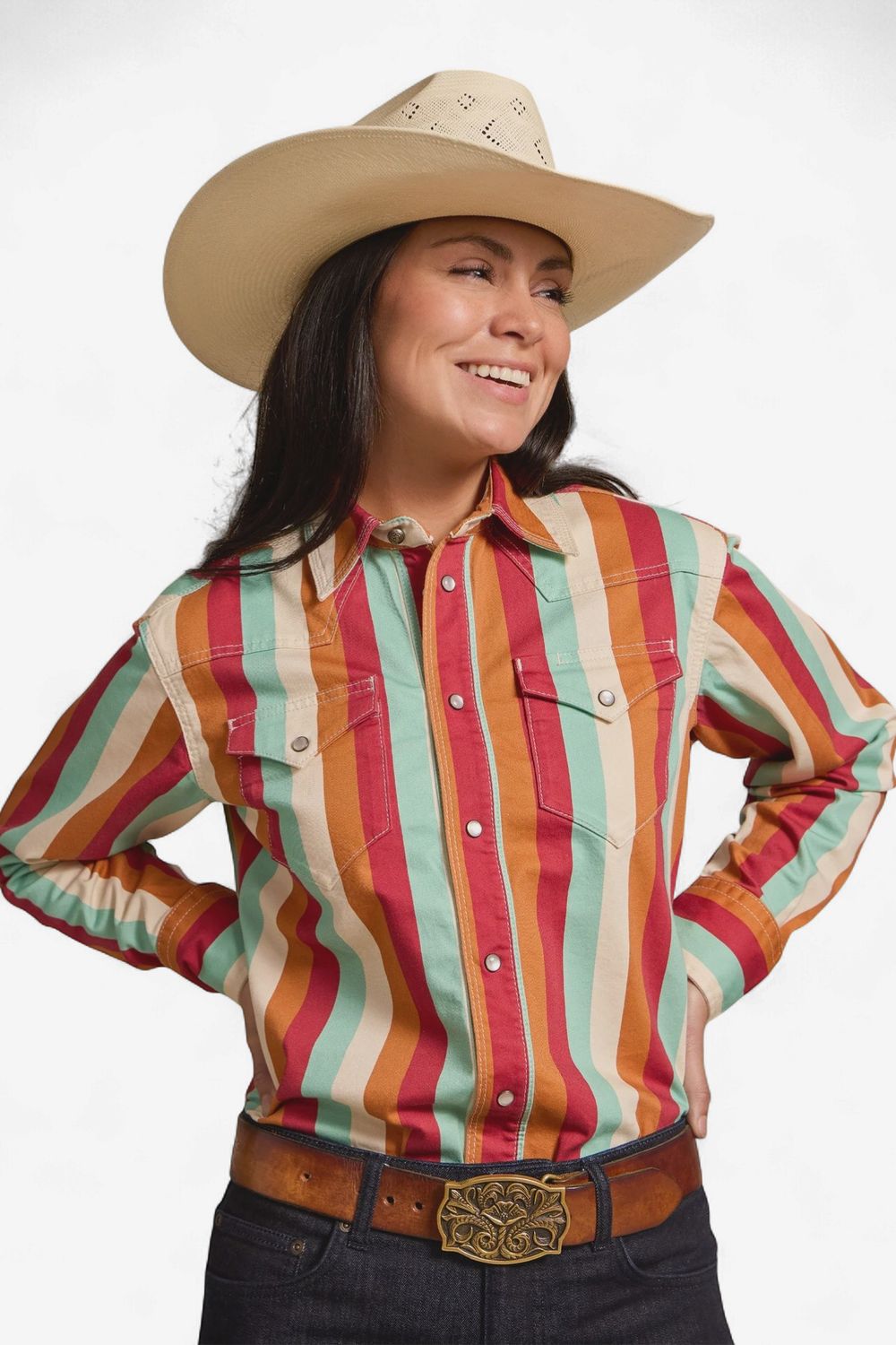 Western Stretch Snap Shirt - Fairgrounds