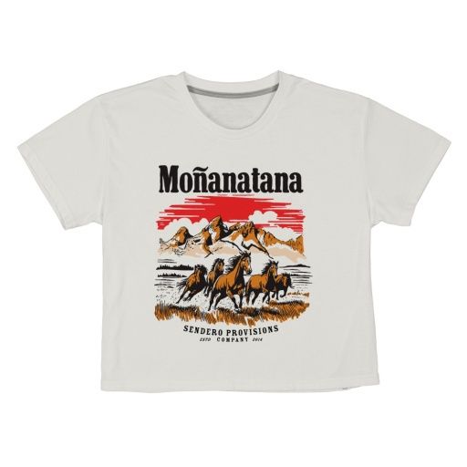 Monanatana Boxy Tee, Colour: VINTAGE WHITE, Size: X-Small