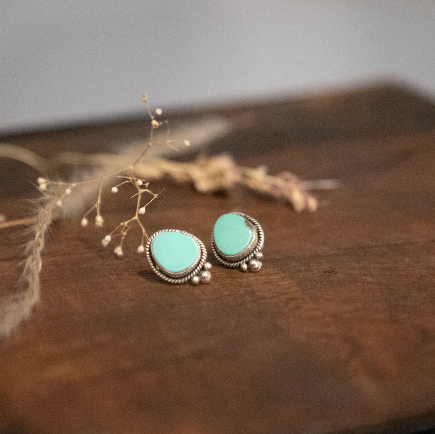 Sterling Silver Turquoise Earring