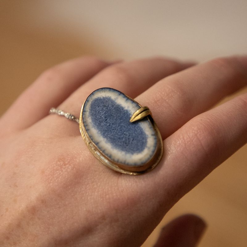 Dyed Elk Ring