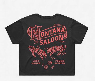 Saloon Crop Tee - Women's - Arden Collective