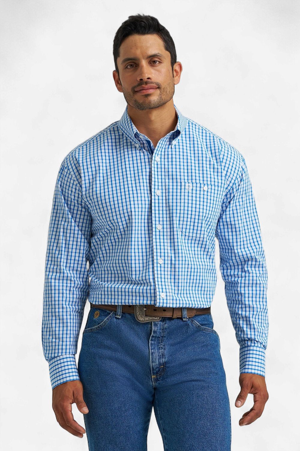 Atlantic Check Button Down Shirt - Wrangler