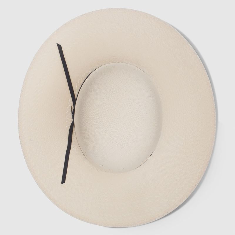 20X Conley Open Crown Straw Hat 4"