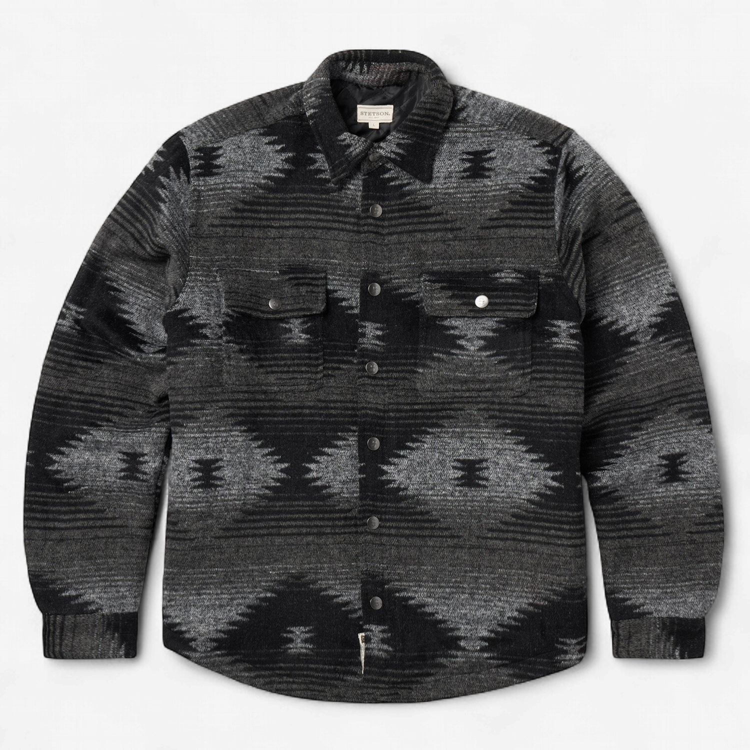 Wool Blend Aztec Flannel Jacket - Men's - Stetson