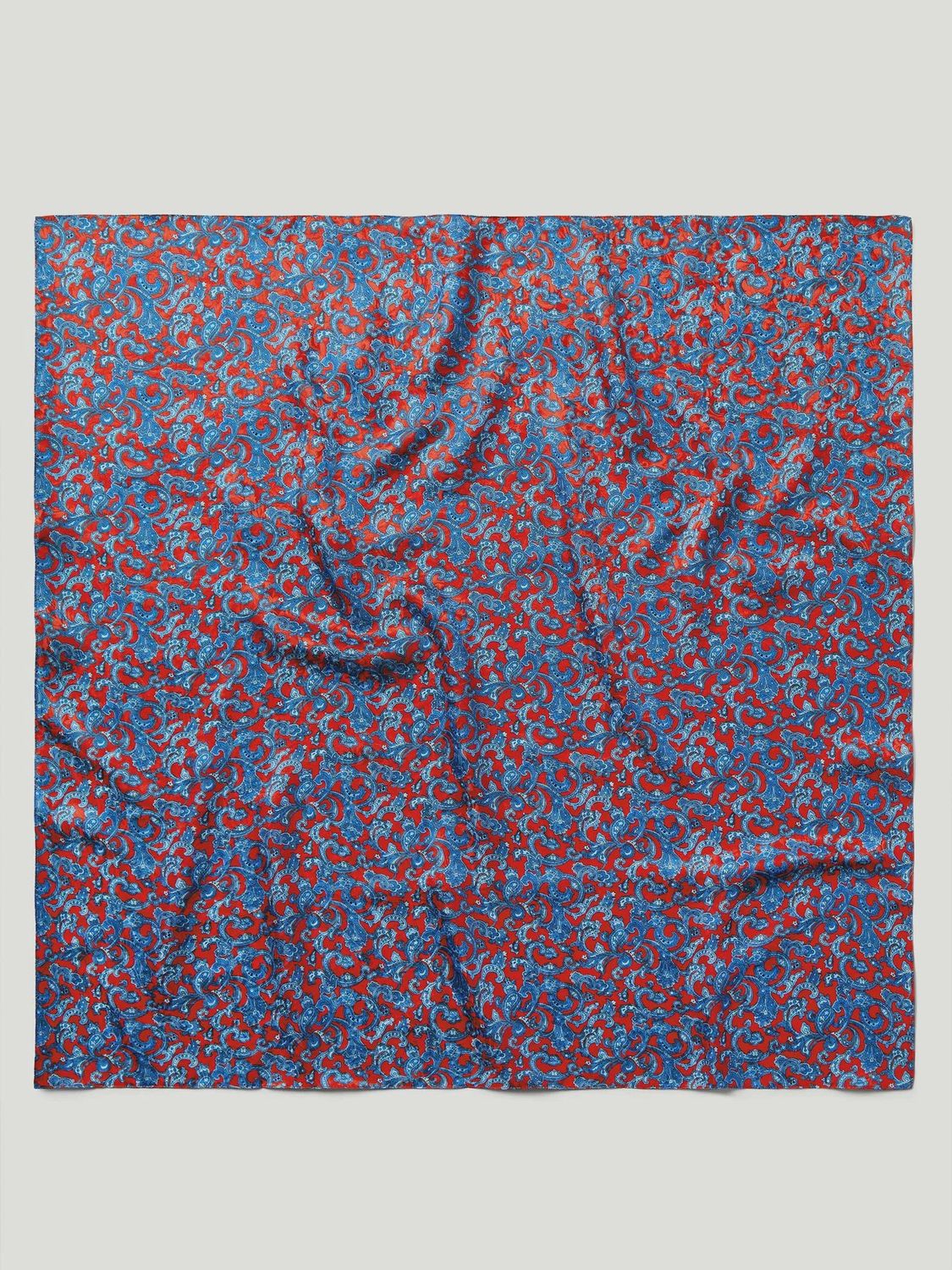 Schaefer Outfitter Paisley Wild Rags, COLOR: Blue Red