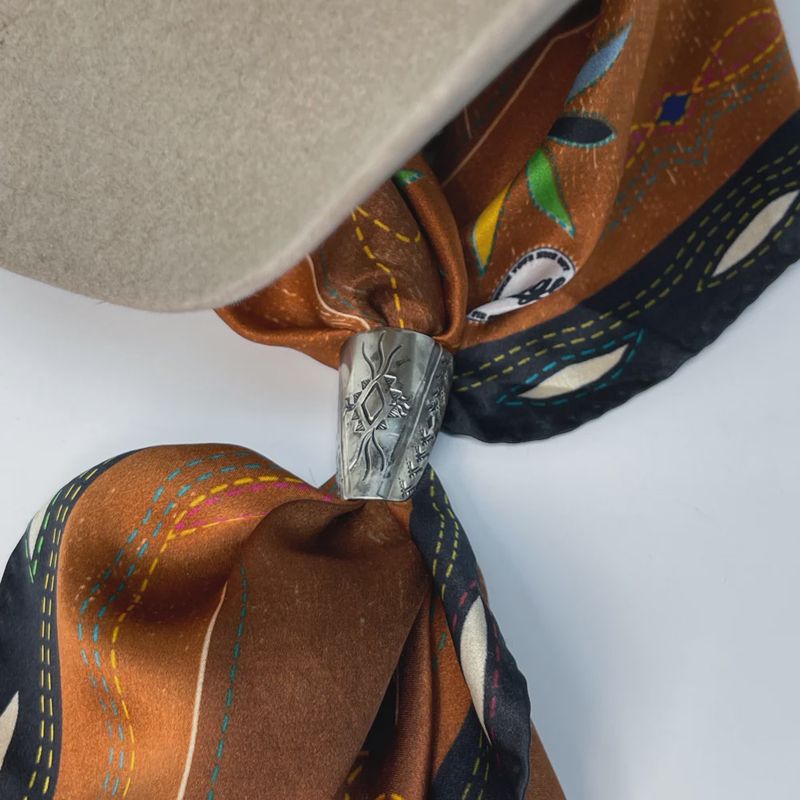 Fringe Scarf Slide-Desert Sun