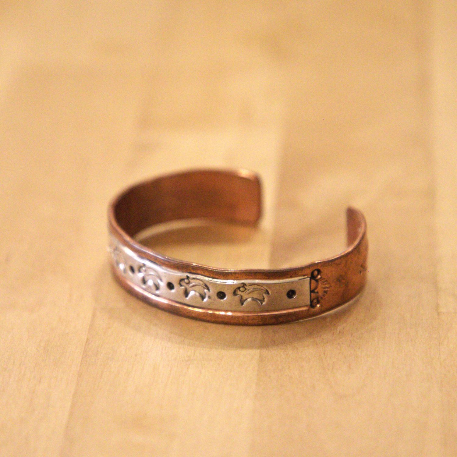 The Charlene Little Navajo Copper Bracelet