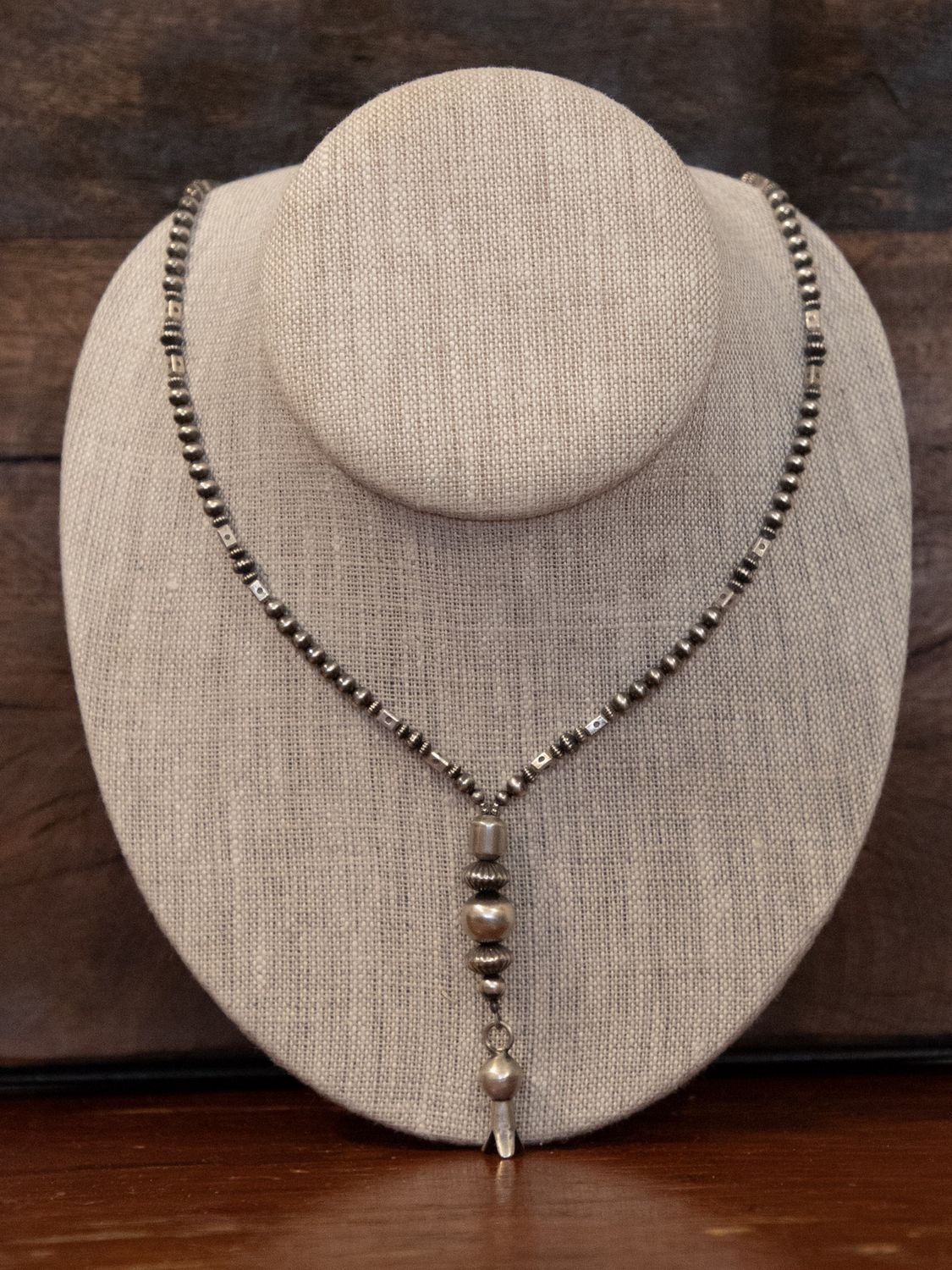Destert Pearl Squash Blossom Necklace