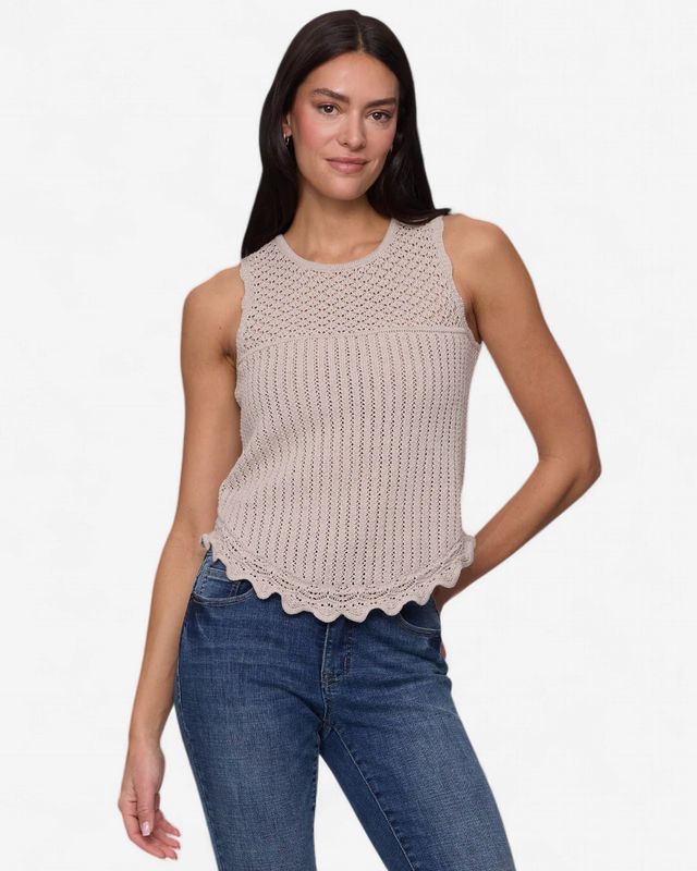 Susie Crochet Tank  - Flag &amp; Anthem