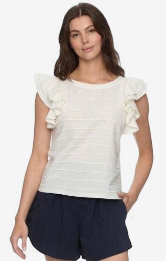 Valerie Scallped Knit Tank - Flag &amp; Anthem
