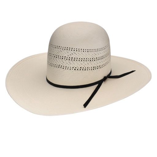 20X Chase Open Crown Straw Hat 4 1/2", Size: 7