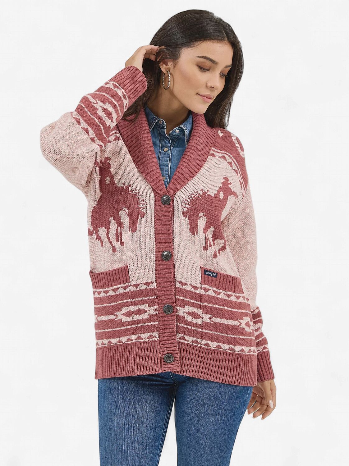 Women's Wrangler Retro Western Cardigan