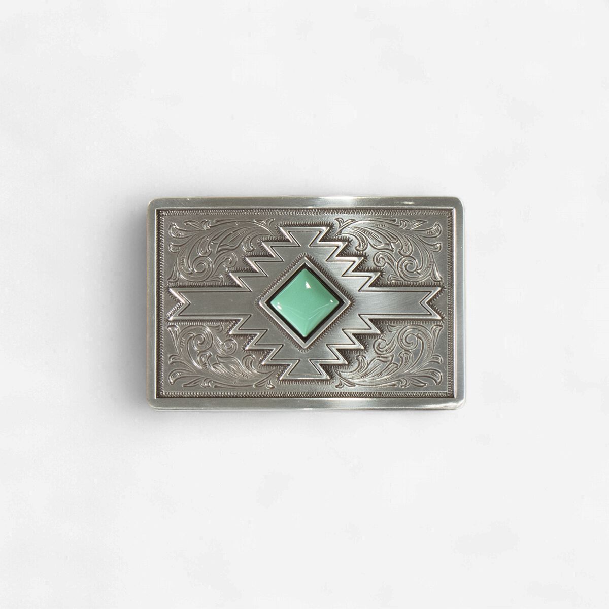 Buckle with Diamond Shaped Turquoise