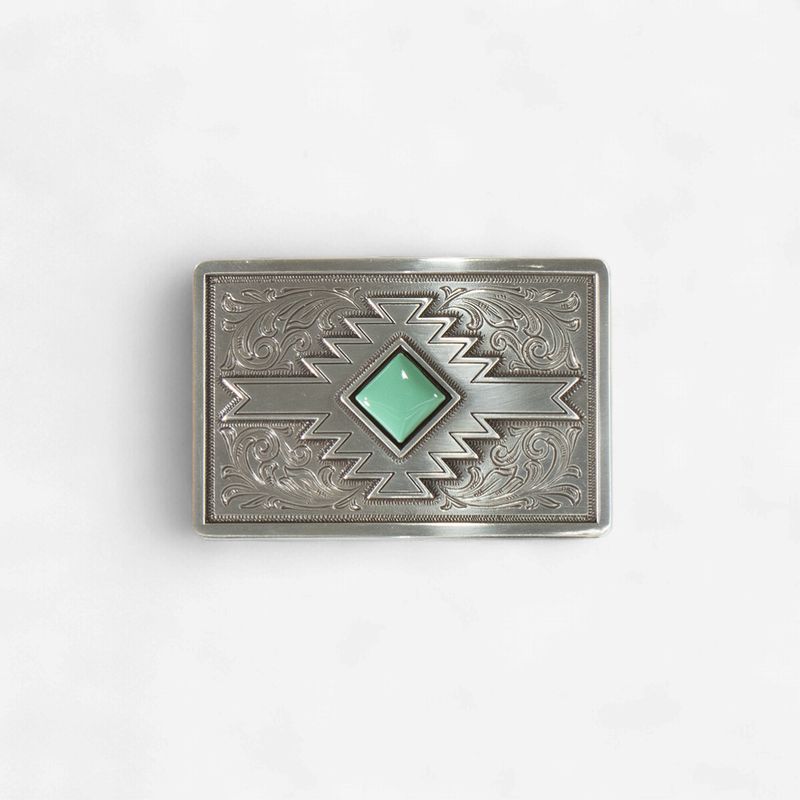 Buckle with Diamond Shaped Turquoise