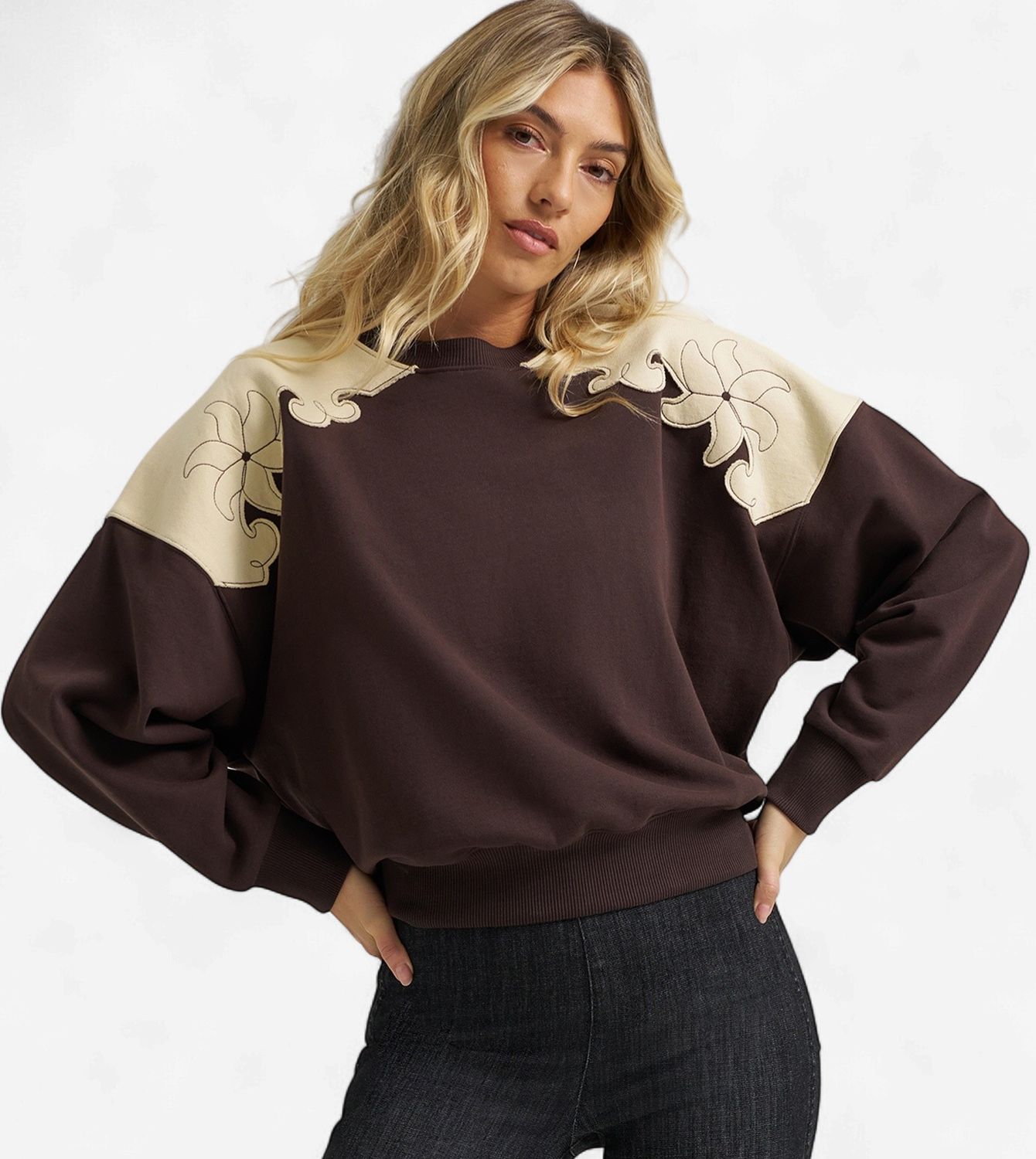 Wrangler x Lainey Wilson French Terry Crew Pullover