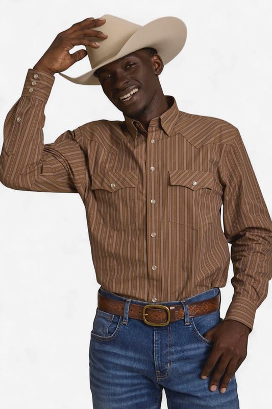 Classic Western Button Down with Snaps - Childress