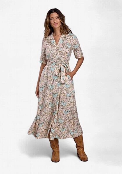 Prairie Floral Short Sleeve Dress