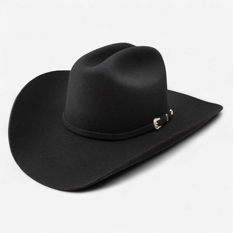 3X Oak Ridge Wool Felt Hat - Black