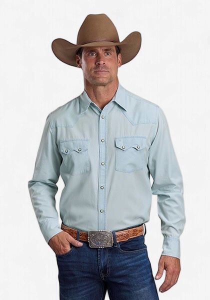 Long Sleeve Snap Shirt - Mens