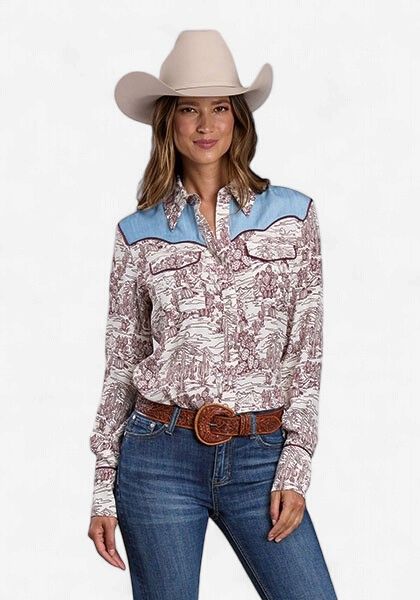 Desert Toile Shirt  - Women's - Stetson