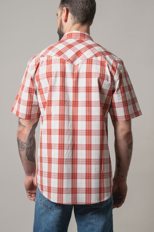 Spade Shirt - Brick Red - Kimes Ranch