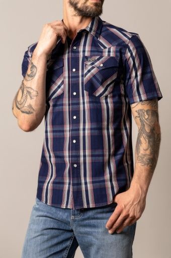 Davis Shirt - Indigo - Kimes Ranch, Size: M