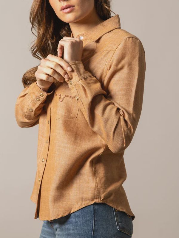 Lacy Shirt - Tobacco - Kimes Ranch