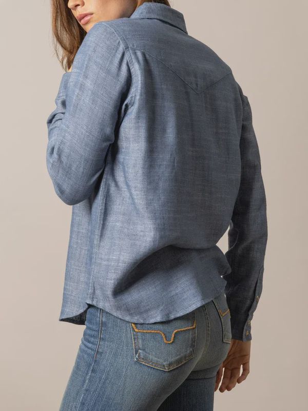 Lacy Shirt - Blue - Kimes Ranch