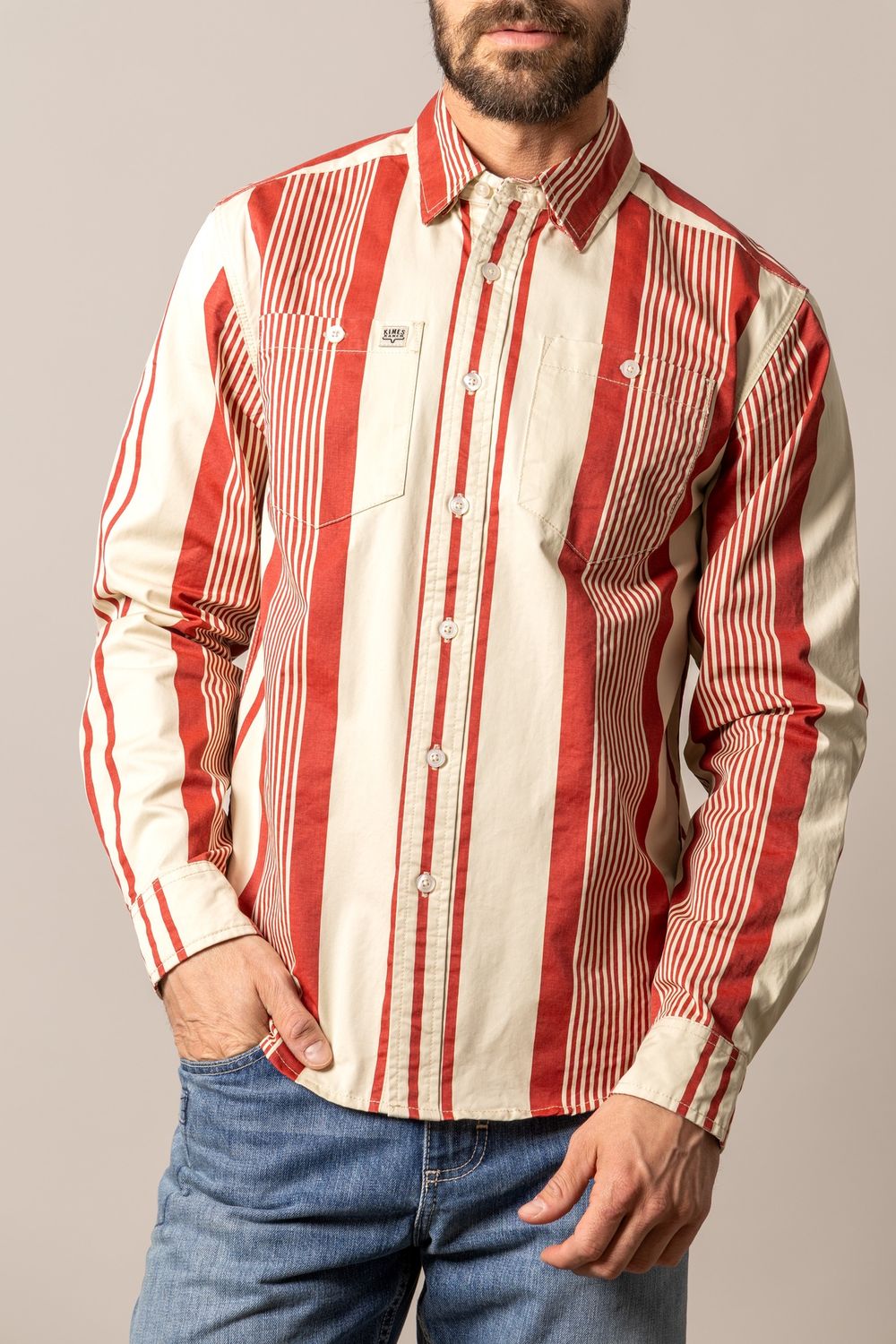 Reddy Long Sleeve Shirt - Brick Red - Kimes