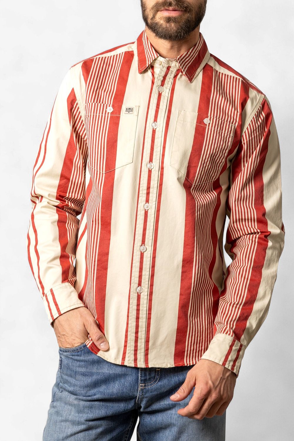 Reddy Long Sleeve Shirt - Brick Red - Kimes