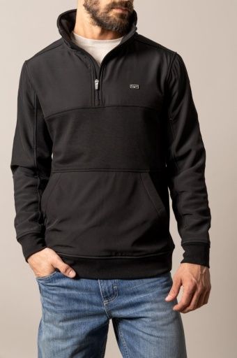 La Rue Pullover - Black - Kimes Ranch, Colour: BLACK, Size: XL