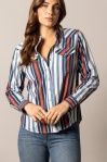 Kai L/S Shirt - Blue - Women's - Kimes Ranch