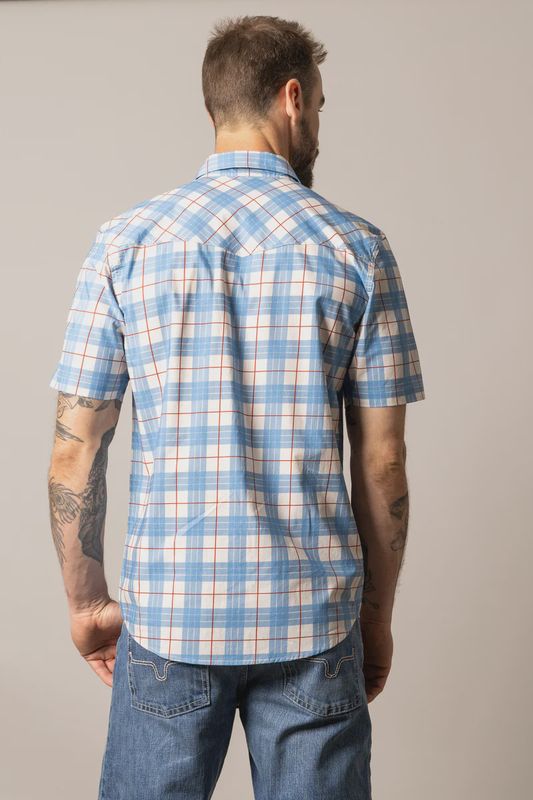 Spade Shirt - Blue - Kimes Ranch