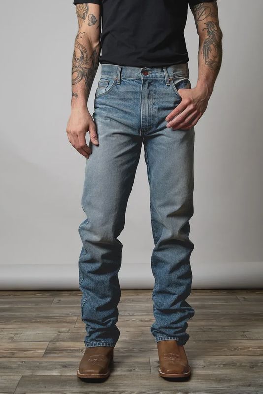 Zach Top Light Wash Jeans - Men's - Kimes Ranch
