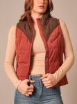 Lenora Vest - Burnt Red - Women's - Kimes Ranch