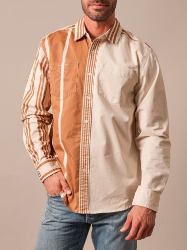 ZT 1 Arm Bandit L/S Shirt - Natural - Men's - Kimes Ranch, Size: M