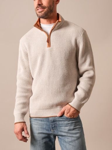 Barton Pullover - Natural - Men's - Kimes Ranch, Size: M