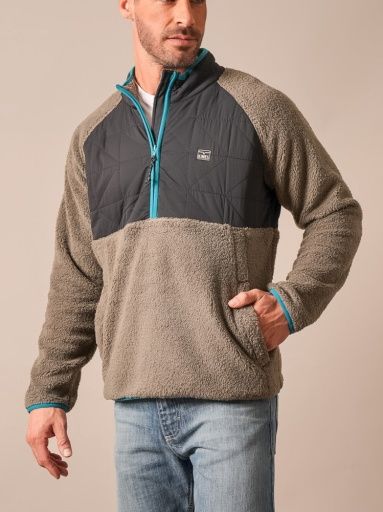 Warner Pullover - Army Green - Men's - Kimes Ranch, Size: M