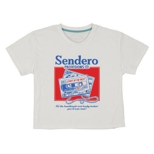 Cassette Tape Boxy Tee - Women's - Sendero, Size: X-Small