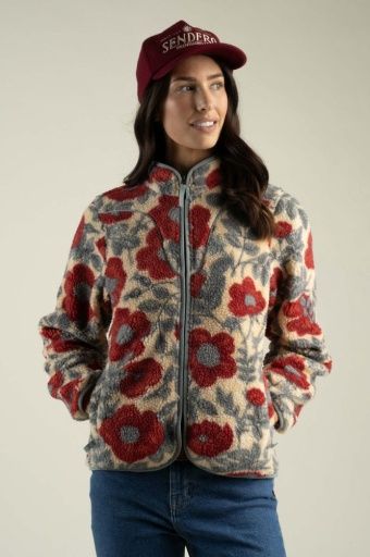 Sedona Fleece - Desert Floral Rosado - Women's - Sendero, Size: Small