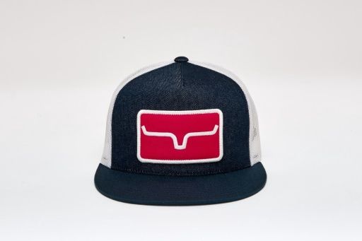 Banner Ventilated Hat - Denim - Kimes Ranch