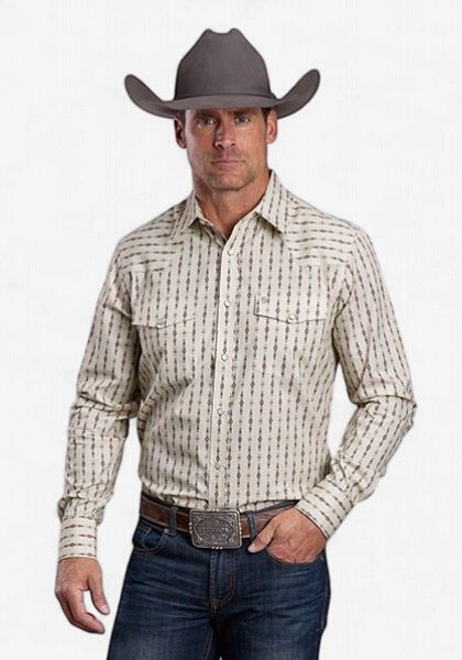 Southwest Stripe Pearl Snap Shirt - Stetson