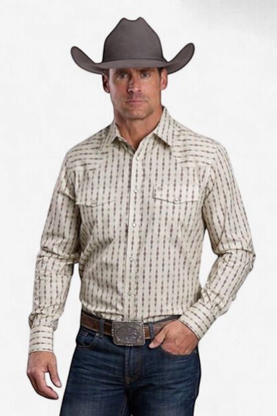 Southwest Stripe Pearl Snap Shirt - Stetson