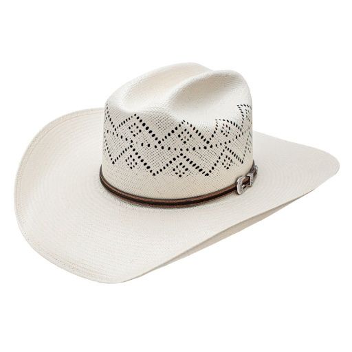 Resistol Baxter Shantung Straw Cowboy Hat, Size: 6 7/8