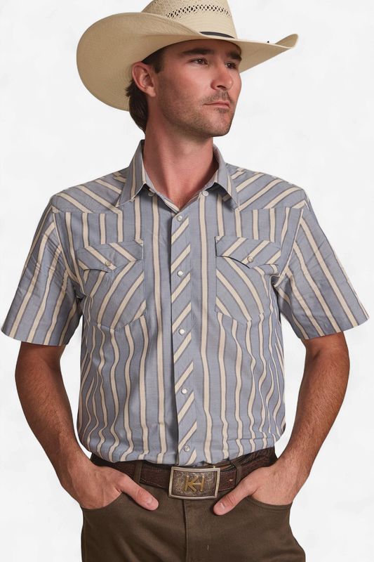 Vintage Cotton Pearl Snap - River Oaks - Schaefer Outfitter