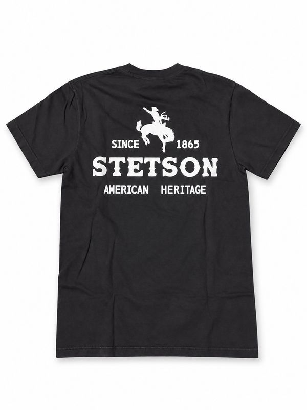 Dark Grey Stetson American Heritage T Shirt