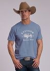6.1 oz Heavyweight Blue USA - Unisex T-Shirt - Stetson