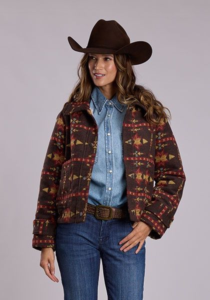 Large Sherpa Lining - Blazer - Novelty Solid Stetson